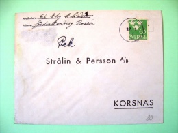 Sweden 1968 Cover To Korsnas - Crowns - Cartas & Documentos