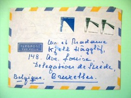 Sweden 1969 Cover To Belgium - Tjorn Bridges - Briefe U. Dokumente