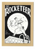 THE  ROCKETEER  RESPONDS , By  DAVE  STEVENS  ( 1985 ) /  CPM  BANDE  DESSINEE  /  Edit.  AEDENA  ( Tirage 700 Ex. ) - Fumetti