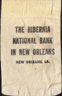 USA - Original Banker Canvas Bags For Sending Money - THE  HIBERNIA  NATIONAL  BANK  In  NEW  ORLEANS - Cc 1920-30 - Books & Software