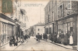 ST GERMAIN LAVAL  RUE DENFER ROCHEREAU 1910 - Saint Germain Laval