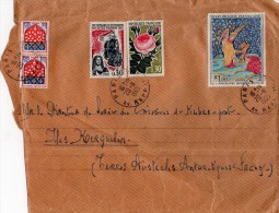 Taaf Kerguelen Port Aux Français Lettre Du 20/8/1965 De France Pour Kerguelen - Lettres & Documents