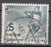 Japan  Scott No. 682    Used   Year 1959 - Oblitérés