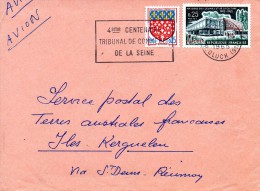 Taaf  Kerguelen Port Aux Français Lettre 1965 De France Pour Kerguelen - Lettres & Documents