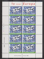 NVPH Netherlands Nederland Niederlande Pays Bas Holanda Sheet Blok V 1630 MNH ; Koe, Cow , La Vache, Vaca - Vaches
