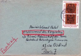 Taaf Kerguelen Port Aux Français Lettre  Allemagne Pour Kerguelen - Lettres & Documents