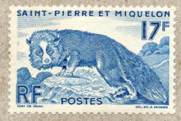 St PIERRE  Et MIQUELON : Renard Argenté - Mammifères - Canins - - Unused Stamps