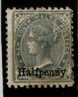 NEW SOUTH WALES 1891 ½d On 1d SG 266 MOUNTED MINT Cat £4.50 - Mint Stamps