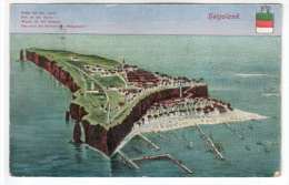 Helgoland - General View - Port - Germany - Old Postcard - Sent From Germany To Estonia 1921 , Tallinn - Used - Helgoland