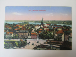 AK / Bildpostkarte 1915 1. WK Marine Feldpost 3. Komp. I.T.D Kiel - Blick Vom Rathausturm - Kiel