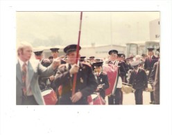 Photo 13,5 / 8,5cm : Fanfare Avenir De Bourges -( Un Concours?  ) Chamonix : Porte Drapeau Suivi Par  Fanfare - Sonstige & Ohne Zuordnung