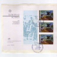 1406  Fragmento HB Europa 82, Açores Usada , Portugal - Used Stamps