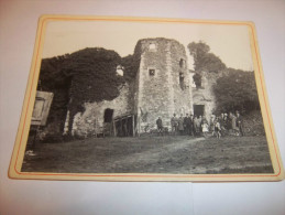 2slk - PHOTO (16.5 Cm X 12 Cm ) Carton ( 18cm X 13cm ) - Château De CHAMPTOCEAUX - [49] - Maine Et  Loire - Champtoceaux