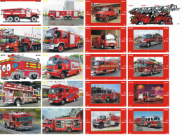 A04381 China Phone Cards Fire Engine Puzzle 80pcs - Pompieri