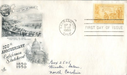 (114) USA FDC Cover - 1950 - California - 1941-1950