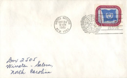 (114) Nited Nations New York FDC Cover - 1951 - - Cartas & Documentos