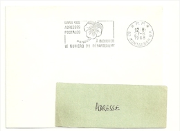 TARN & GARONNE - Dépt N° 82 = MONTAUBAN RP 1968 = FLAMME  PP Codée = SECAP ' PENSEZ à INDIQUER NUMERO DEPARTEMENT ' - Postcode