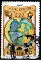 BRAZIL 1972 "EXFILBRA 72" 4th International Stamp Exhibition, Rio De Janeiro. - 2cr. - Lopo Homem's World Map, 1519   FU - Used Stamps