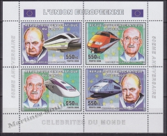 Congo Democratic Republic 2006 Yvert 1679-82, Personalities & Trains - MNH - Neufs