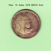 PERU    10  SOLES  1979   (KM # 272.2) - Perú
