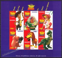 Ouganda -  Uganda 1993 Yvert 1493-98, Toy Story (I), Wlat Disney Production - MNH - Uganda (1962-...)