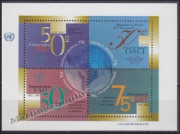 Argentina 1995 Yvert 1905-08, Anniversaries ONU, OACI, FAO, OIT - MNH - Ungebraucht