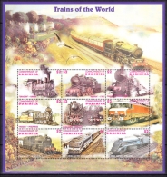 Dominica 1996 Yvert 1874-82, Trains Of The World - MNH - Dominica (1978-...)