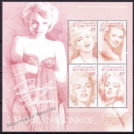 Dominica 2004 Yvert 3084-87, Personality, Marilyn Monroe, Actress - MNH - Dominique (1978-...)