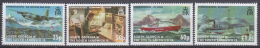 Falkland - South Georgia 2006 Yvert 420-23, Transport Communications, Airplane, Ships, MNH - Géorgie Du Sud