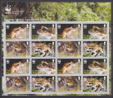 Montserrat 2006 Yvert 1218-21, Protection Of Nature, Fauna WWF, Frogs - MNH - Montserrat