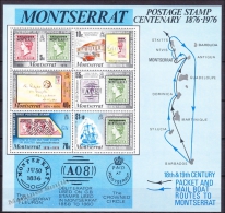 Montserrat 1976 Yvert BF 9, Centenary Of Montserrat First Stamp - MNH - Montserrat