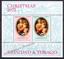 Trinidad & Tobago 1973 Yvert BF 10, Christmas Miniature Sheet - MNH - Trinidad & Tobago (1962-...)