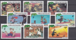 Turks Caiques - Turks & Caicos 1981 Yvert 544-552, Christmas, Walt Disney, Uncle Remus - MNH - Turks E Caicos