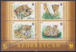 Azerbaidjan - Azerbaijan 2005 Yvert 507-10, Protection Of Nature, WWF, Panther -  MNH - Azerbaijan