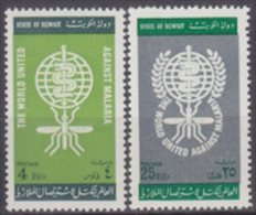 Kuwait 1962 Yvert 171-72, Fight Against Malaria- MNH - Kuwait