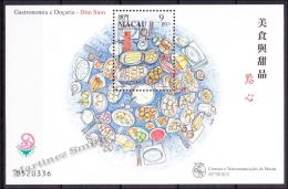 Macao 1999, Yvert BF 77, Gastronomy & Desserts - MNH - Unused Stamps