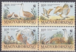 Hongrie - Hungary 1994 Yvert 3449-52, WWF Species In Danger Of Extinction - MNH - Ongebruikt