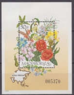 Hongrie - Hungary 1992 Yvert BF 224, Flowers Of The Continents (IV) - MNH - Ongebruikt