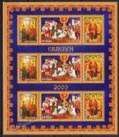 Roumanie - Romania - Rumania 2005 Yvert 5046-48 Sheetlet, Christmas - MNH - Neufs