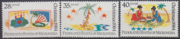 Micronesia 1984 Airmail Yvert 4-6, Christmas - MNH - Micronesië