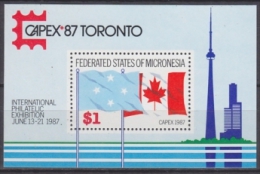 Micronesia 1987 Yvert BF 2, Capex ´87, Inter. Philatelic Exposition - MNH - Micronesië