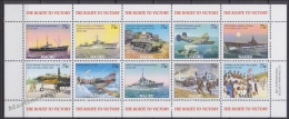 Nauru 2005 Yvert 532-41, 60th Ann. End Of Second World War WWII - MNH - Nauru