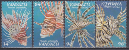 Vanuatu 1999 Yvert 1080-83, Fauna, Scorpion Fish - MNH - Vanuatu (1980-...)