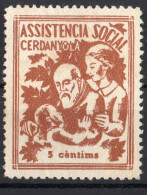 Cerdanyola  ( Barcelona) - Assistencia Social  -  5 Cts.- Sofima 1 / Edifil 1   Spain Civil War - Emissions Républicaines