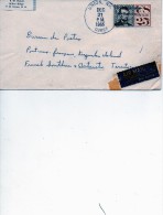 Taaf Kerguelen Port Aux Français Lettre Du 21/12/1965 Des Etat Unies Pour Kerguelen - Lettres & Documents