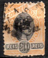 BRAZIL 1894 Liberty -200r. - Black And Orange   FU SPACEFILLER CHEAP PRICE - Gebraucht