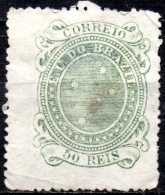 BRAZIL 1890  Southern Cross  - 50r. - Green  MH SPACEFILLER CHEAP PRICE - Ongebruikt