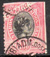 BRAZIL 1894 Liberty -100r. - Black And Red   FU - Used Stamps