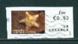 IRELAND - 2013  Post And Go/ATM Label  Cushion Star  Used On Piece As Scan - Viñetas De Franqueo (Frama)