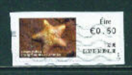 IRELAND - 2013  Post And Go/ATM Label  Cushion Star  Used On Piece As Scan - Frankeervignetten (Frama)